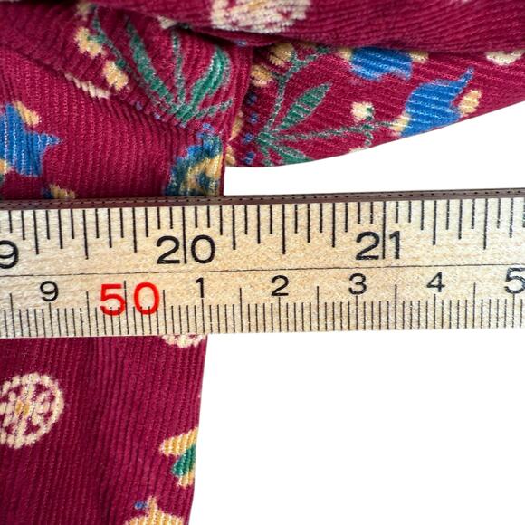 April Cornell Cottagecore Corduroy Dress | Artsy Floral Pockets Boho | Medium - Picture 9 of 10